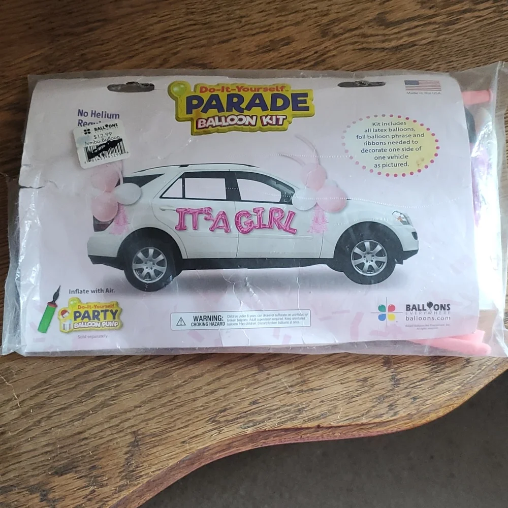 It's A Girl Do-It-Yourself Parade Balloon Kit